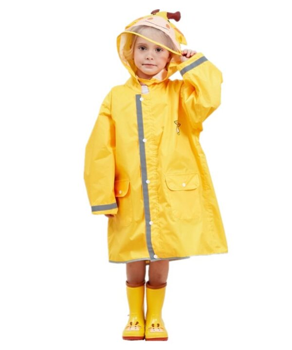 kids reflective raincoat
