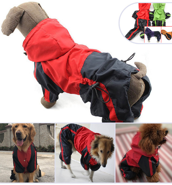 dog raincoat with hood