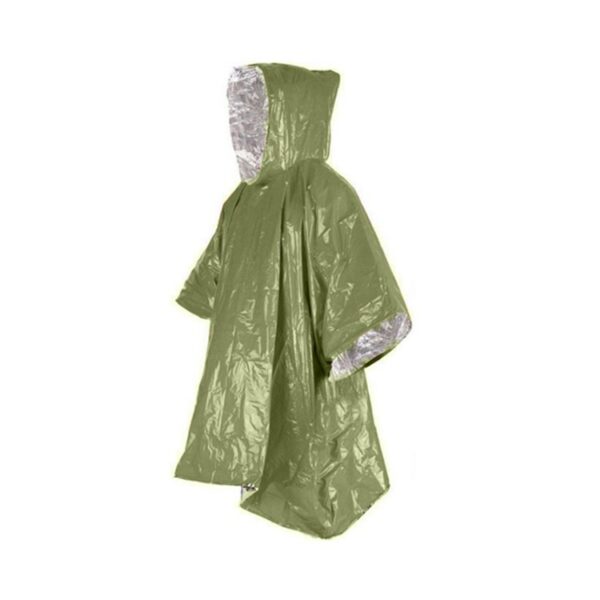 Emergency PE aluminum raincoat