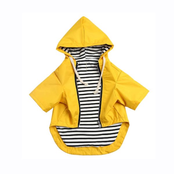 Dog Raincoat Hooded Slicker Poncho