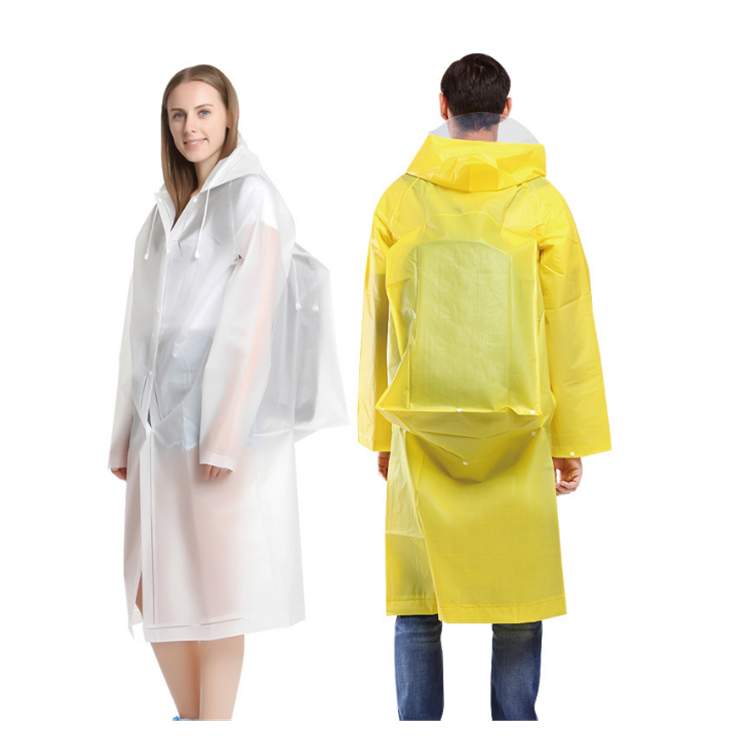 Adult backpack raincoat