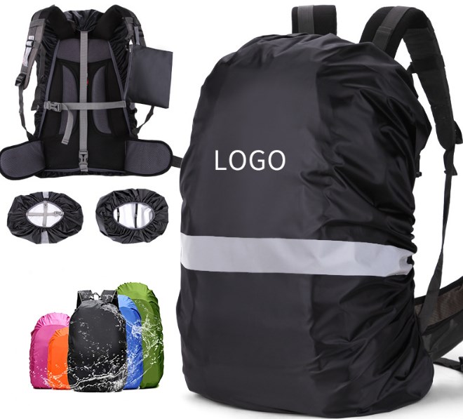 Reflective waterproof backpack cover