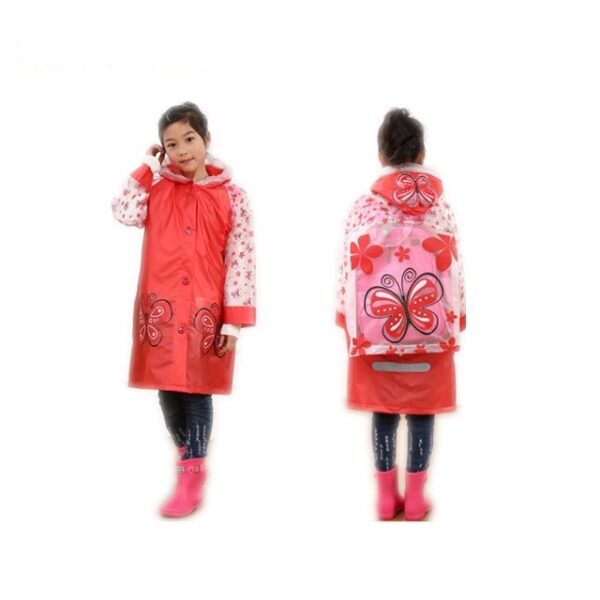 Kids Backpack Raincoat - Image 3