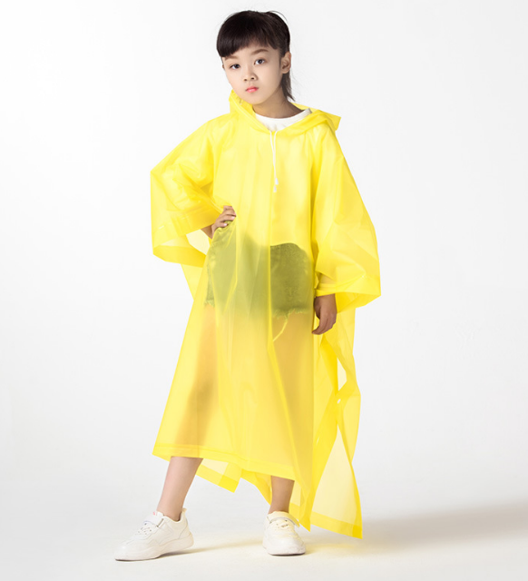 Kids clear raincoat