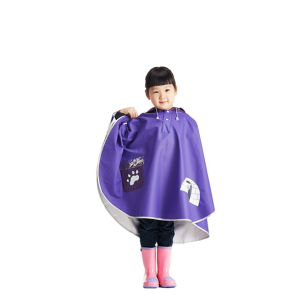 Girls rain poncho - Image 3