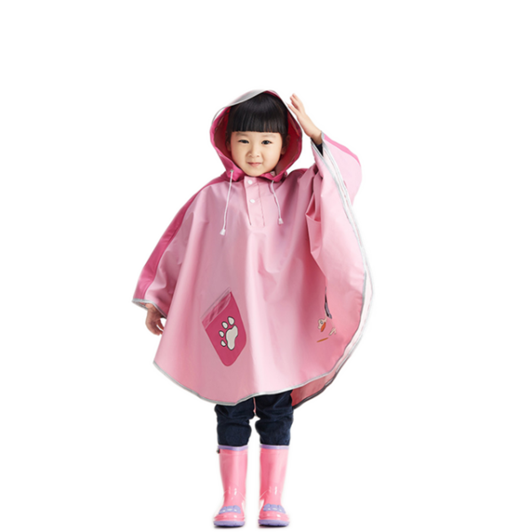 Girls rain poncho