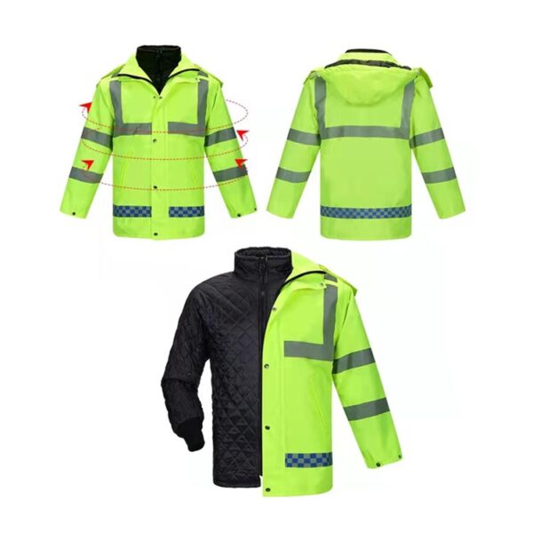 Adult reflective rain suit  - Image 11