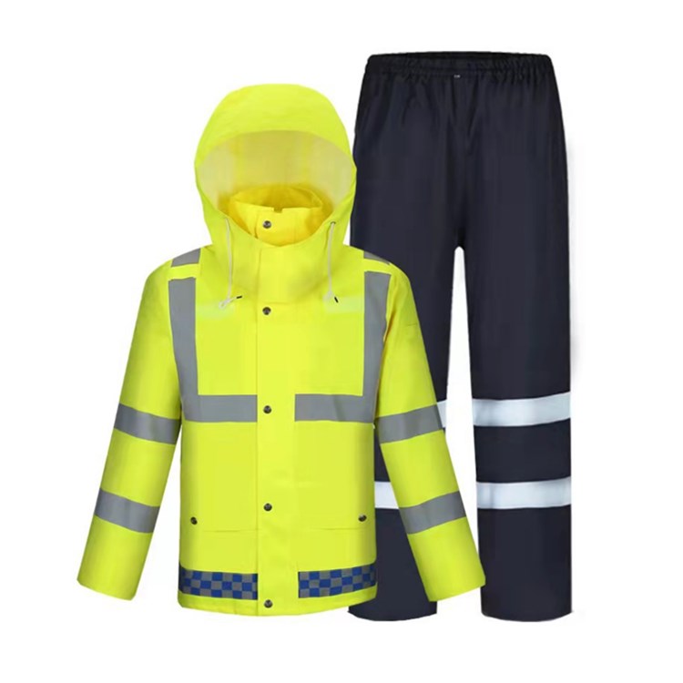 Adult reflective rain suit 