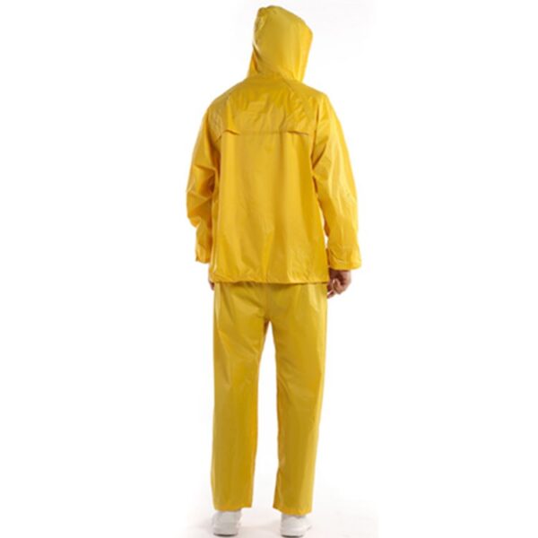 Adult Rubberized safety raincoat - Image 3