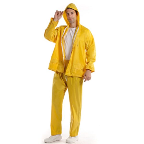 Adult Rubberized safety raincoat - Image 4