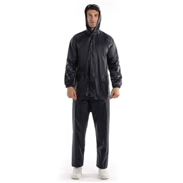 Adult Rubberized safety raincoat - Image 5