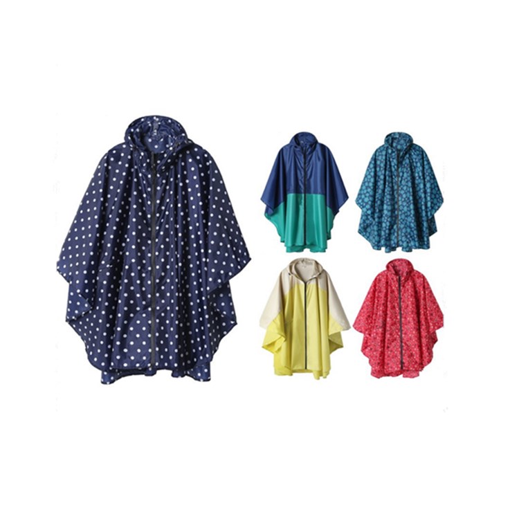 Womens rain poncho