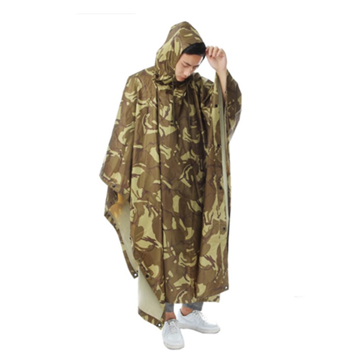 3 in 1 Army Raincoat