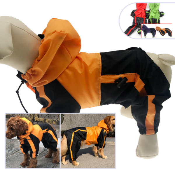 Dog Raincoat with Hood - Image 5