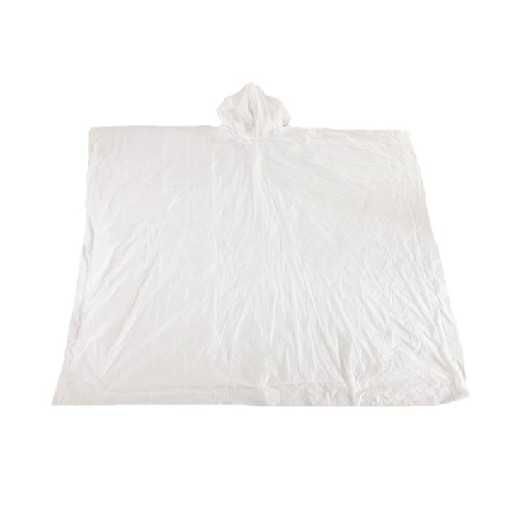 Biodegradable clear raincoat PLA rain poncho