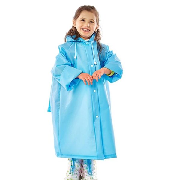 Kids lightweight long raincoat - Image 2