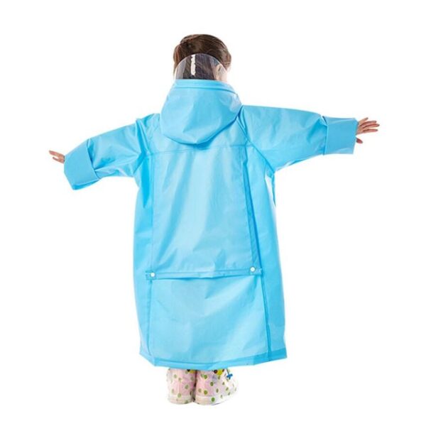 Kids lightweight long raincoat - Image 3