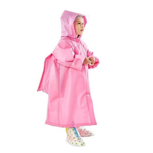 Kids lightweight long raincoat - Image 8