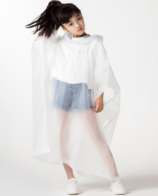 Kids clear raincoat