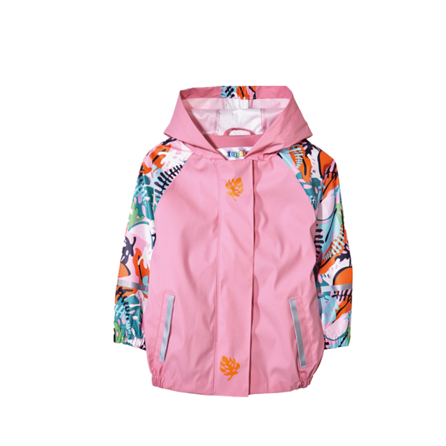 Girls hooded trench coat