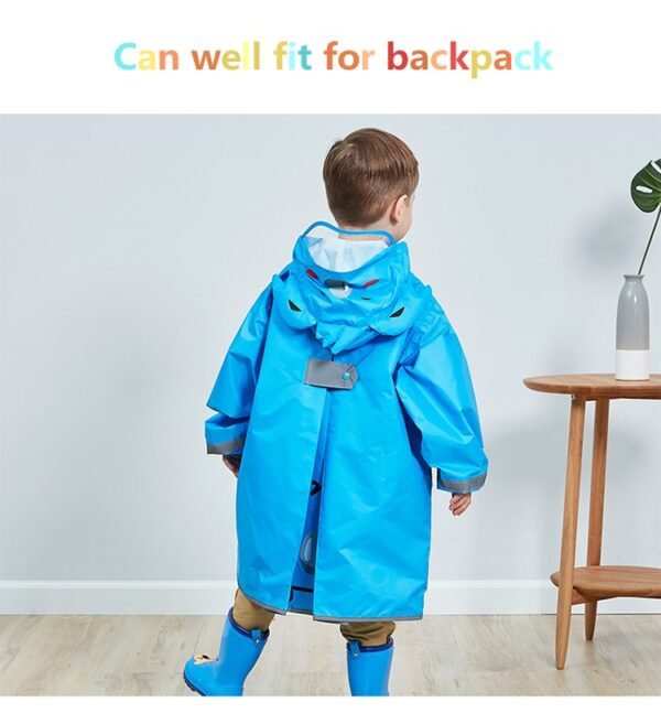 Kids high visibility raincoat - Image 5