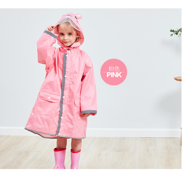 Kids high visibility raincoat - Image 7