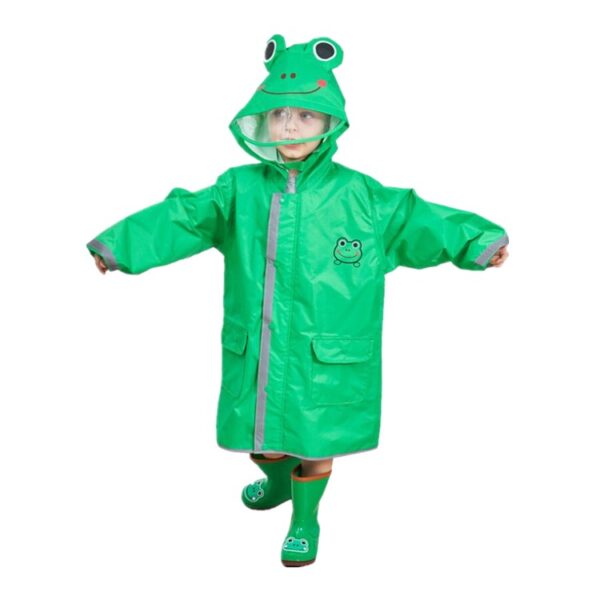 Kids high visibility raincoat - Image 8