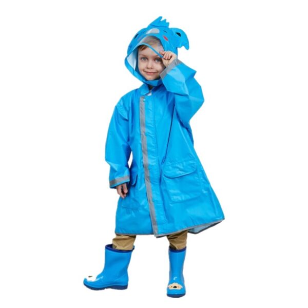 Kids high visibility raincoat - Image 4