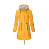 Yellow raincoat womens rain jacket with hood - Image 2