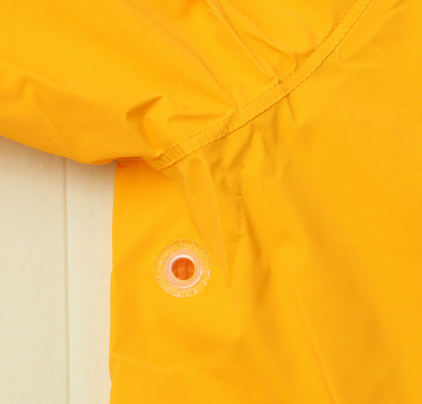 Adult yellow long PVC safety raincoat  - Image 6