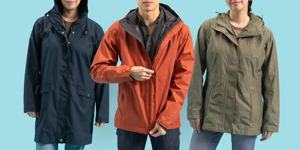 polyester raincoat 