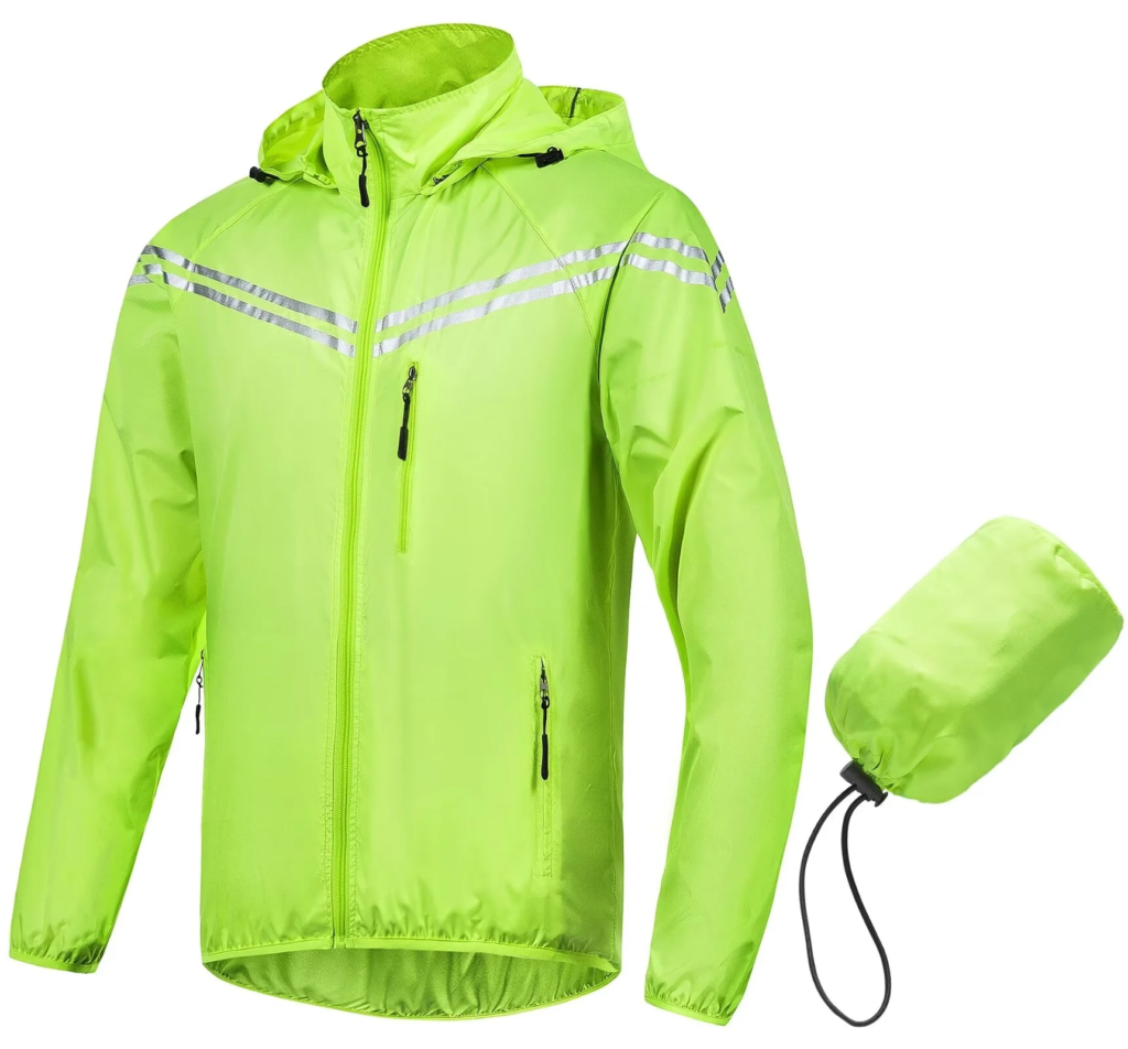 packable cycling jacket