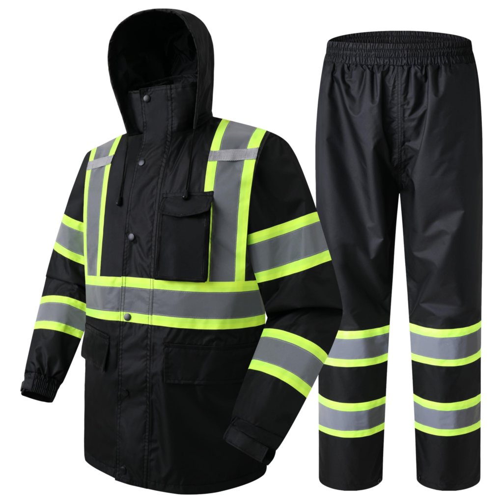 safety rain suit