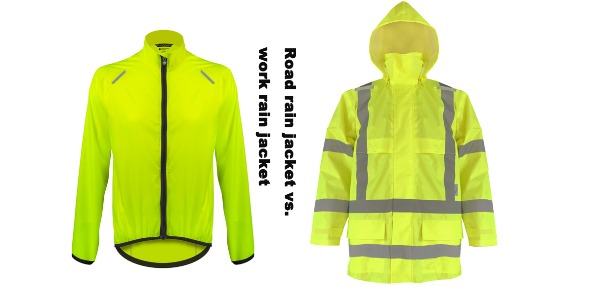 Road Rain Jacket vs. Work Rain Jacketby Manufacturers in China