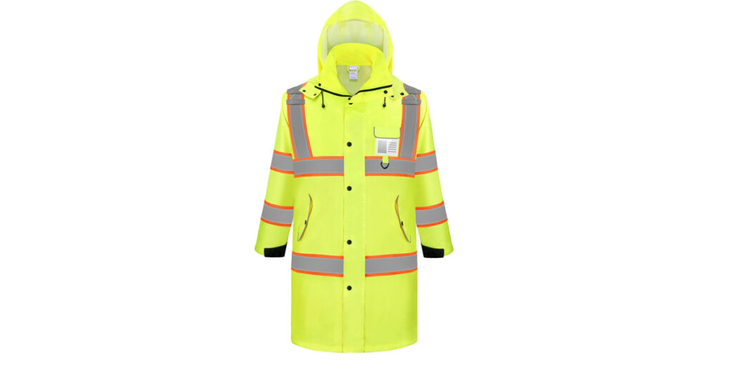 safety rain jacket