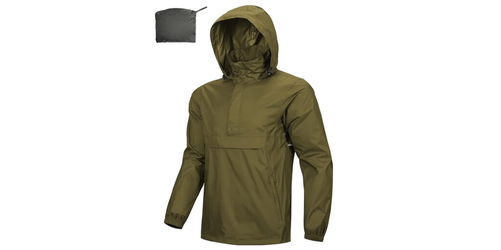 nylon rain jacket