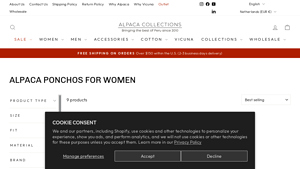 Alpaca Collections - Elegant Women’s Ponchos