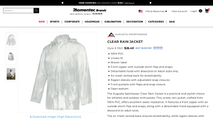 Augusta - Clear Rain Jacket
