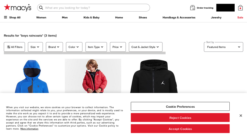 Boys Raincoats - Macy's