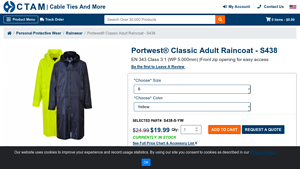 Portwest - Classic Adult Raincoat S438
