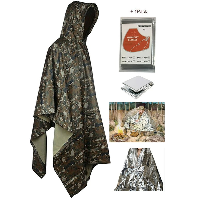 Illustrative image for Camouflage Poncho Multifunction