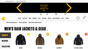 Carhartt - Men's Rain Jackets & Gear