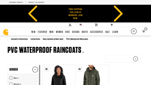 Carhartt - PVC Waterproof Raincoats