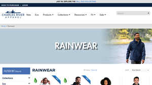Charles River Apparel - Rainwear Collections
