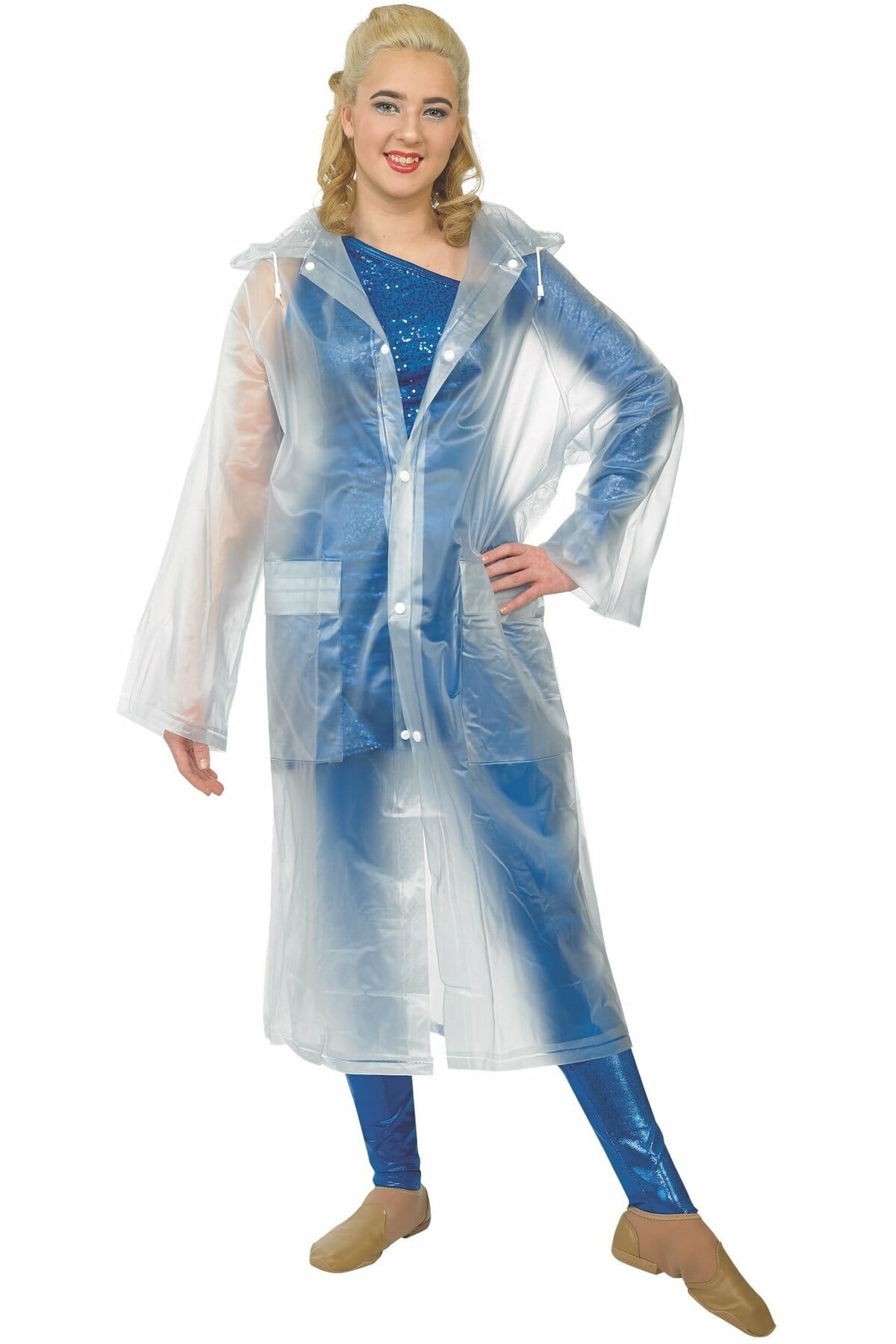 A stock image illustrating clear pvc raincoat concepts