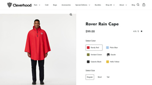 Cleverhood - Rover Rain Cape