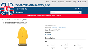 DCG Love - 49 Inch Long PVC Raincoat