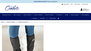 Easy Comforts - Waterproof Rain Boot Shoe Covers