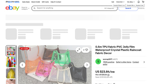 TPU Fabric - Waterproof Crystal Plastic Raincoat Fabric