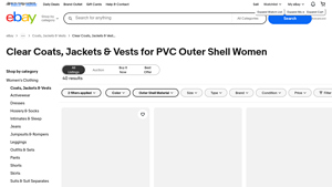 eBay - PVC Outer Shell Women's Clear Coats & Jackets